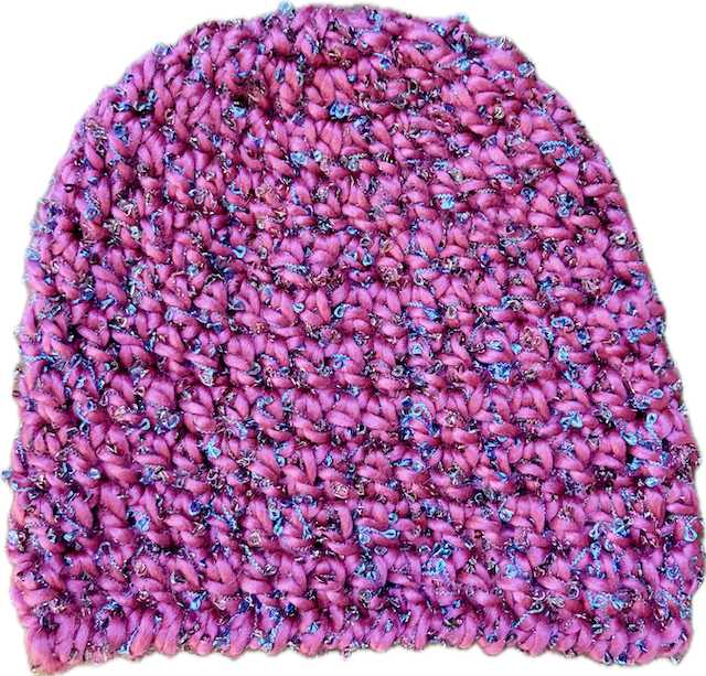 Pink sparkle hat